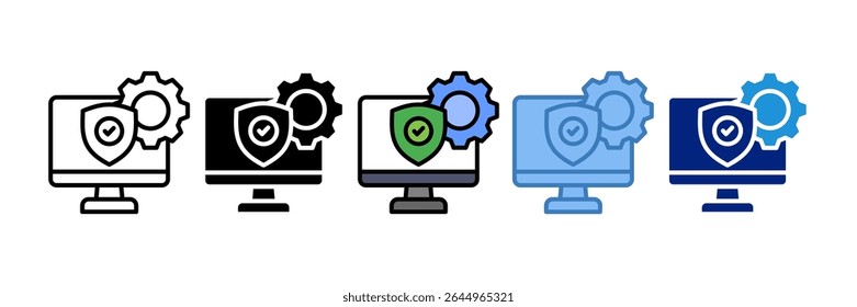Digital Rights Management Icon Element For Design