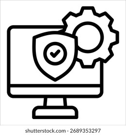 Elemento De Ícone De Gerenciamento De Direitos Digitais Para Design