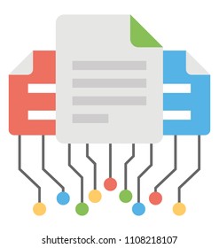 Digital router wires coming from white colored folding paper is amazingly commemorating white paper icon
