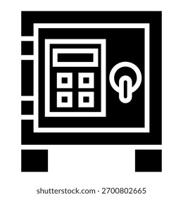 Elemento seguro digital del icono para el diseño