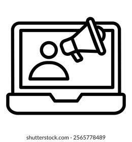 Digital Sales Assistant Icon Element For Design