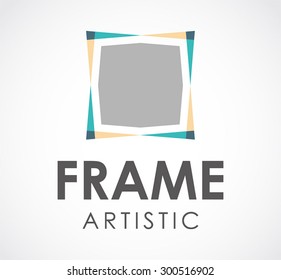 Digital satellite crown abstract vector logo design template technology business icon company identity symbol concept