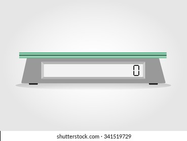 Digital Scale Flat Design