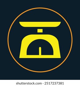 Digital scale trendy icon glorious abstract vector illustration colorful artwork lovely design.eps