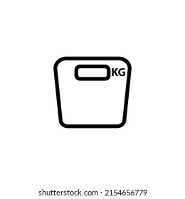 digital scales icon vector design templates