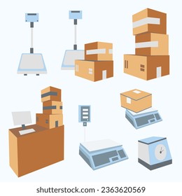 Digitale Scales und Paket-Box