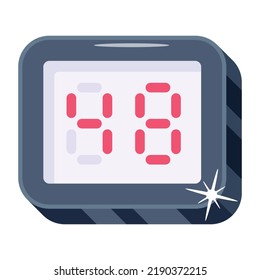Eine digitale Partitur mit flachem Icon-Download