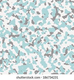 Digital seamless arctic camouflage vector