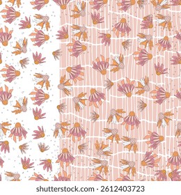 Digital seamless bouquet of leaves pattern block print batik vector ajrakh
