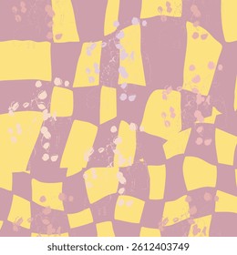 Digital seamless bouquet of leaves pattern block print batik vector ajrakh
