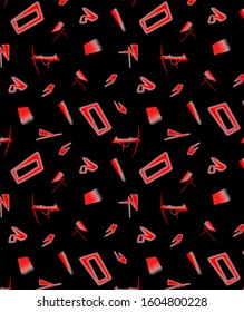 Digital seamless pattern Background illustration