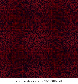 Digital seamless pattern. Filled pattern of multiple squares. Red colored seamless background. Radiant vector illustration.