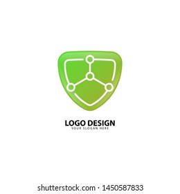 Digital Secure Protection Logo Design