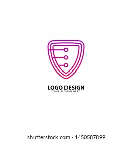 Digital Secure Protection Logo Design