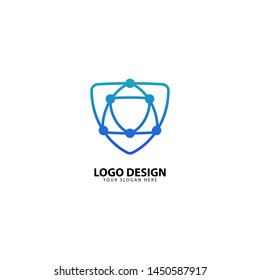 Digital Secure Protection Logo Design