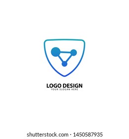 Digital Secure Protection Logo Design