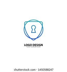 Digital Secure Protection Logo Design