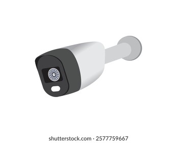 Digital Security Camera, CCTV SYP Home Secure Equipment. Realistic Dome Cam Single Isolated On Transparent Background. Safety Control And Crime Protect Concept. 3D Vector Illustration And Icon Vector.