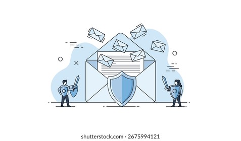 Digital security and cyber defense strategies for effective email protection and data integrity