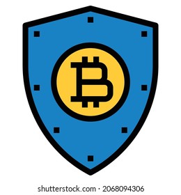 DIGITALE SICHERHEITSLINIE FARBSYMBOL