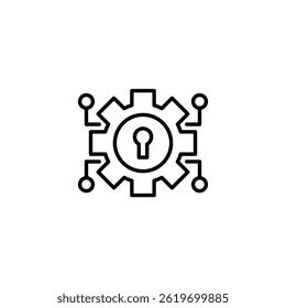 Digital security mechanism representing encrypted information processing