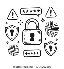 Contraseña de seguridad digital y conjunto de protección cibernética