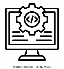 Elemento de icono de servicios digitales para diseño