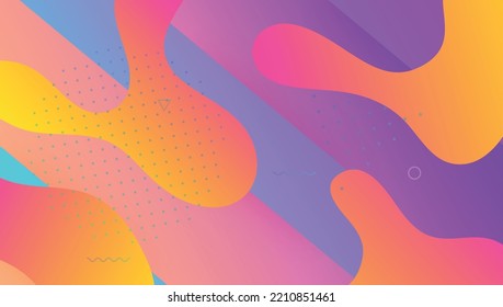 Digitale Form. Cool Landing Page. Liquid Design. Violetplastikbanner. Grafikrahmen. Minimale Textur. Gewerbliche Präsentation. Technischer Farbverlauf-Hintergrund. Digitale Lilac-Form