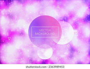 Digital Shape. Motion Dots. Blue Space Presentation. Simple Flyer. Tech Layout. Rainbow Texture. Magic Iridescent Backdrop. Minimalist Background. Violet Digital Shape