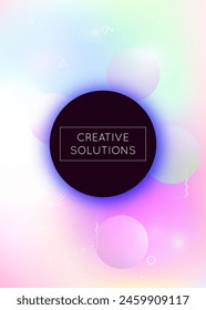 Digital Shape. Motion Flyer. Neon Design. Dynamic Dots. Gradient Presentation. Soft Ultraviolet Magazine. Violet Space Fluid. Round Graphic. Blue Digital Shape