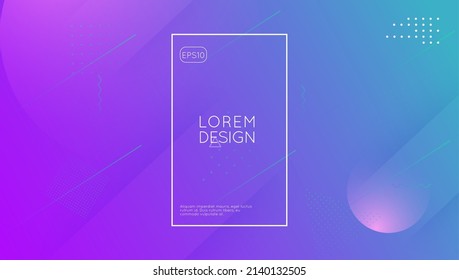 Digital Shape. Pink Hipster Background. Color Abstract Design. Liquid Screen. Geometric Flyer. Bright Frame. Tech Landing Page. Business Template. Magenta Digital Shape