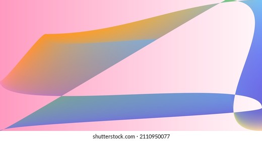 Forma digital Arcoiris Mínimo Diseño Moderno. Capas Neon Modern Smooth Technology Gradient Mesh. Color Rosa Dinámico Fondo Futurista Desenfocado. Ilustración Psicodélica del Pastel Multicolor Fluido.