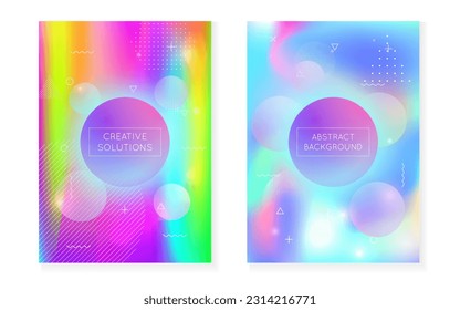 Digital Shape. Simple Dots. Minimal Fluid. Space Banner. Neon Design. Science Flyer. Purple Shiny Texture. Round Fluorescent Template. Violet Digital Shape