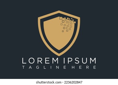 Digital Shield Tech Logo Design Template