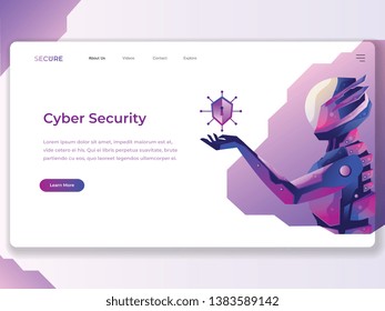 Digital shopping, Security ,privacy, website and mobile site template, concept of web page ui design  flat illustration design