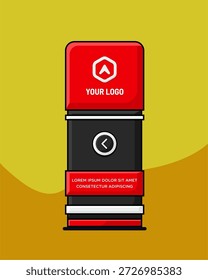 Digital signage collection for direction and navigation in commercial spaces