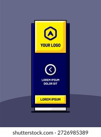 Digital signage collection for direction and navigation in commercial spaces