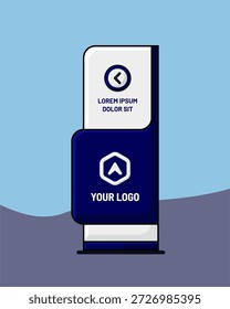Digital signage collection for direction and navigation in commercial spaces