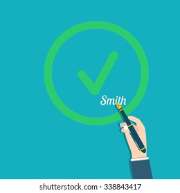 Digital signature concept