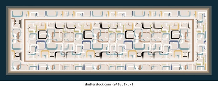 digital silk scarf textile pattern design