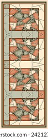 digital silk scarf textile pattern design