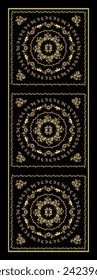 digital silk scarf textile pattern design