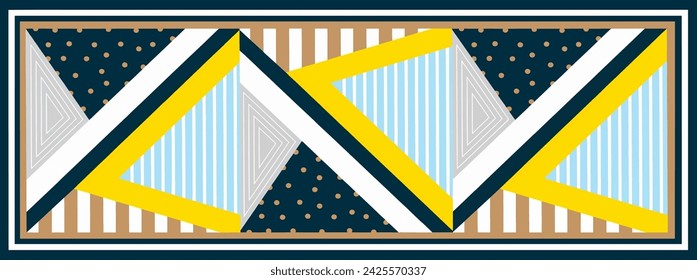 digital silk scarf textile pattern design