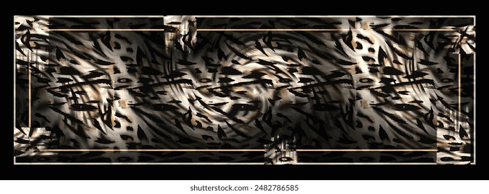 digital silk scarf textile pattern design