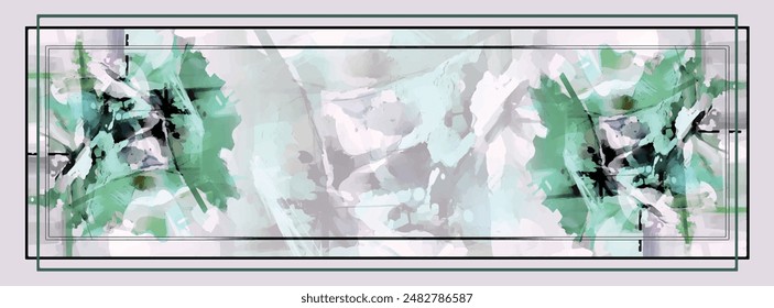 digital silk scarf textile pattern design