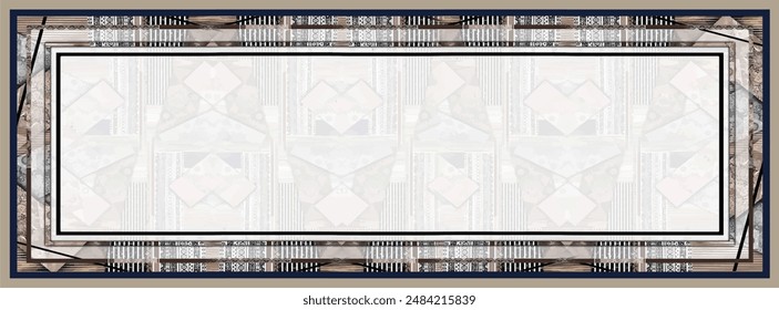 digital silk scarf textile pattern design