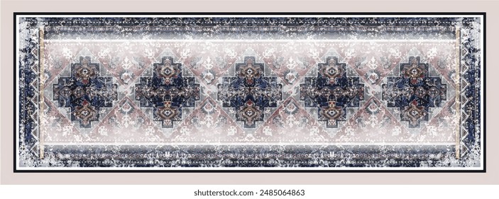 digital silk scarf textile pattern design