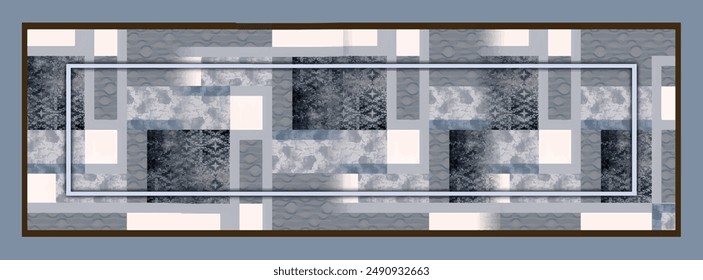 digital silk scarf textile pattern design