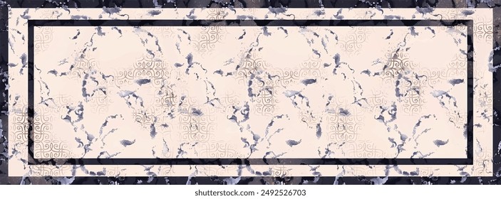 digital silk scarf textile pattern design