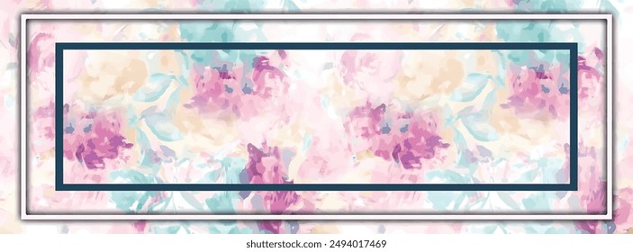 digital silk scarf textile pattern design